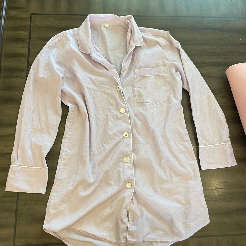 JCREW - Nightgown- Sleep shirt pajamas - LILAC
